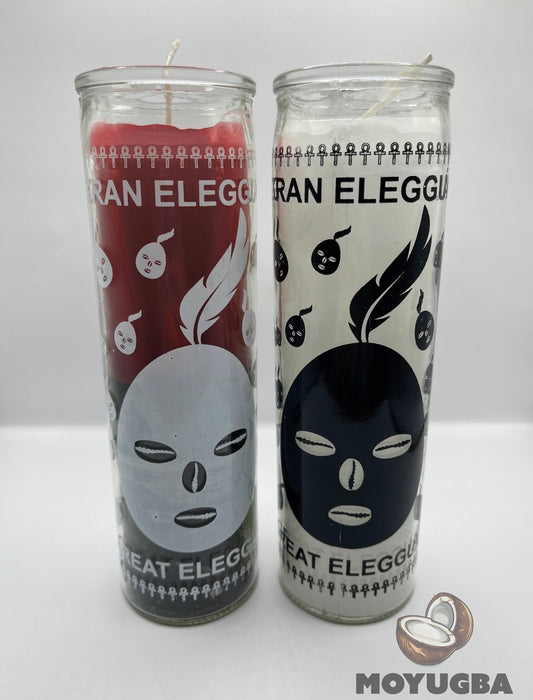 Eleggua Altar Candle for Spiritual Cleansing and Blessings - 7 day