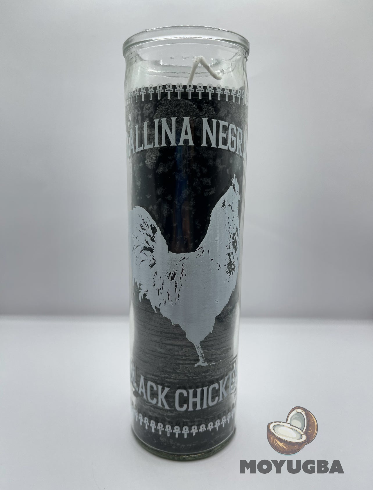 BLACK Chicken/ GALLINA Negra Ritual Candle