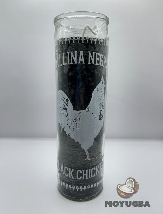 BLACK Chicken/ GALLINA Negra Ritual Candle