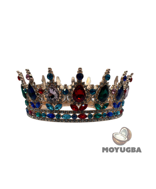 Orisha Crowns - Oshun, Yemaya, Oya, Obatala, and Shango - Metal with Gemstones