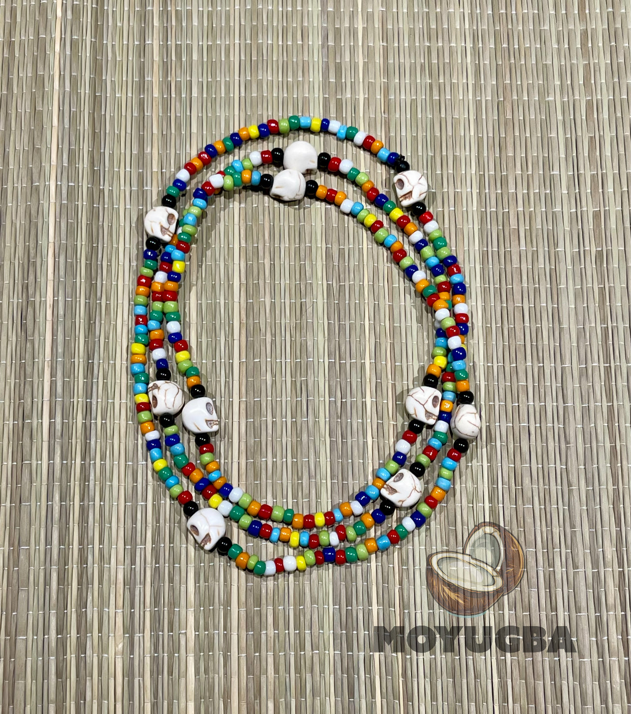 OSAIN SKULL Santeria/Yoruba Necklace/Eleke/Collar