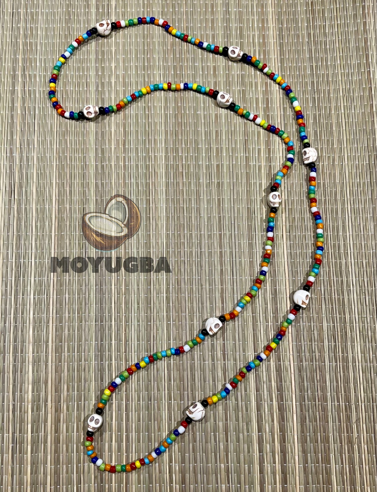 OSAIN SKULL Santeria/Yoruba Necklace/Eleke/Collar