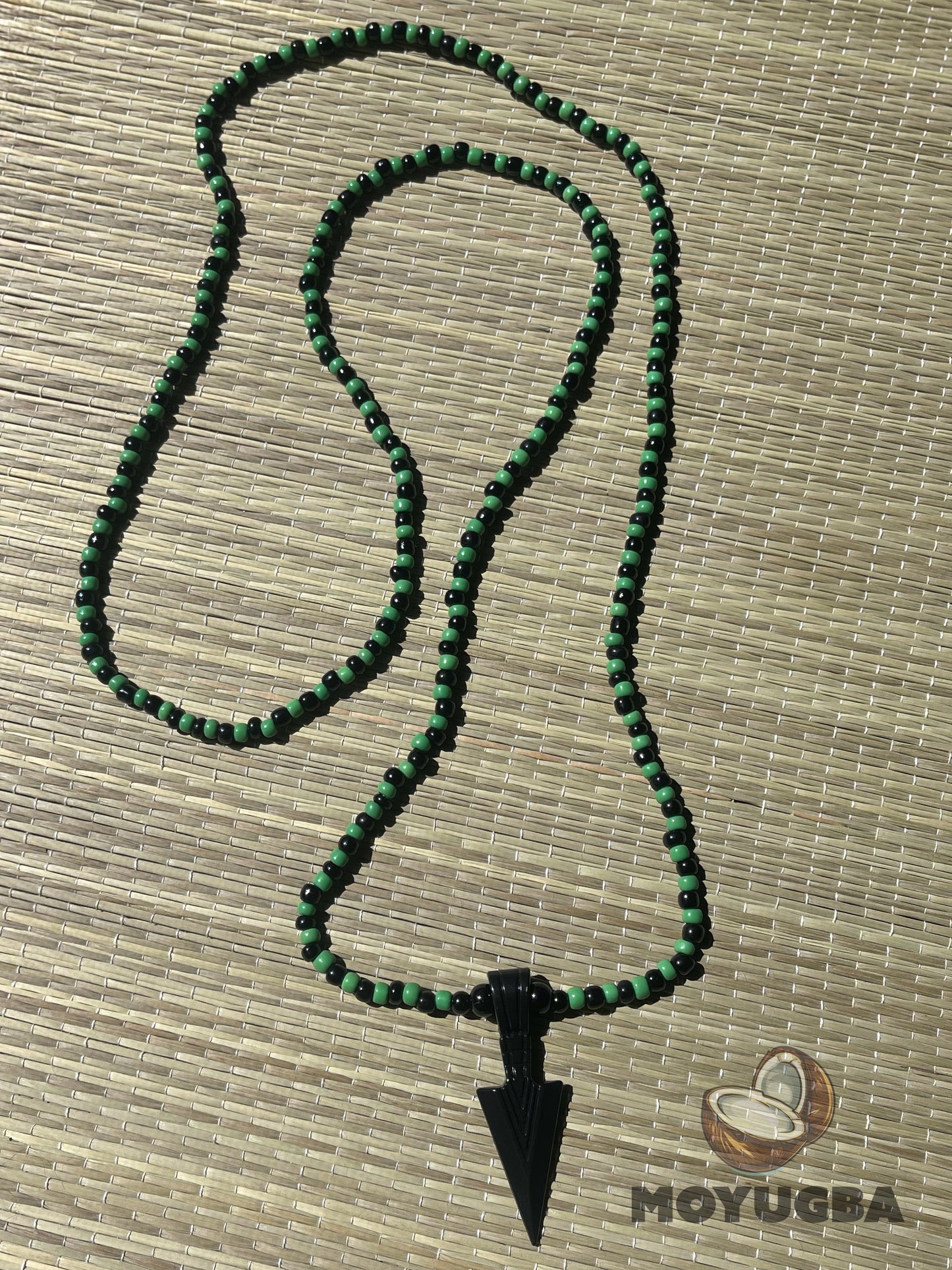 ORISHA OGGUN Warrior Necklace/Eleke/Collar - Symbolic Amulet for Strength