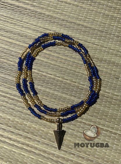 ORISHA OCHOSI Necklace/Eleke/Collar - for Protection and Guidance