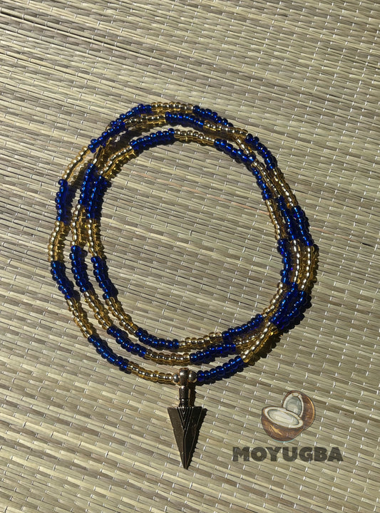 ORISHA OCHOSI Necklace/Eleke/Collar - for Protection and Guidance