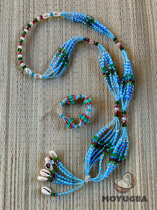ORISHA INLE SET - Mazo and Bracelet/Ilde