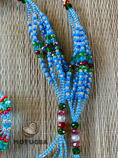 ORISHA INLE SET - Mazo and Bracelet/Ilde