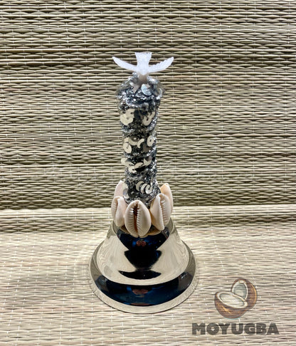 OBATALA Dove Bell/Campana with Cowrie Shells - Santeria/Yoruba