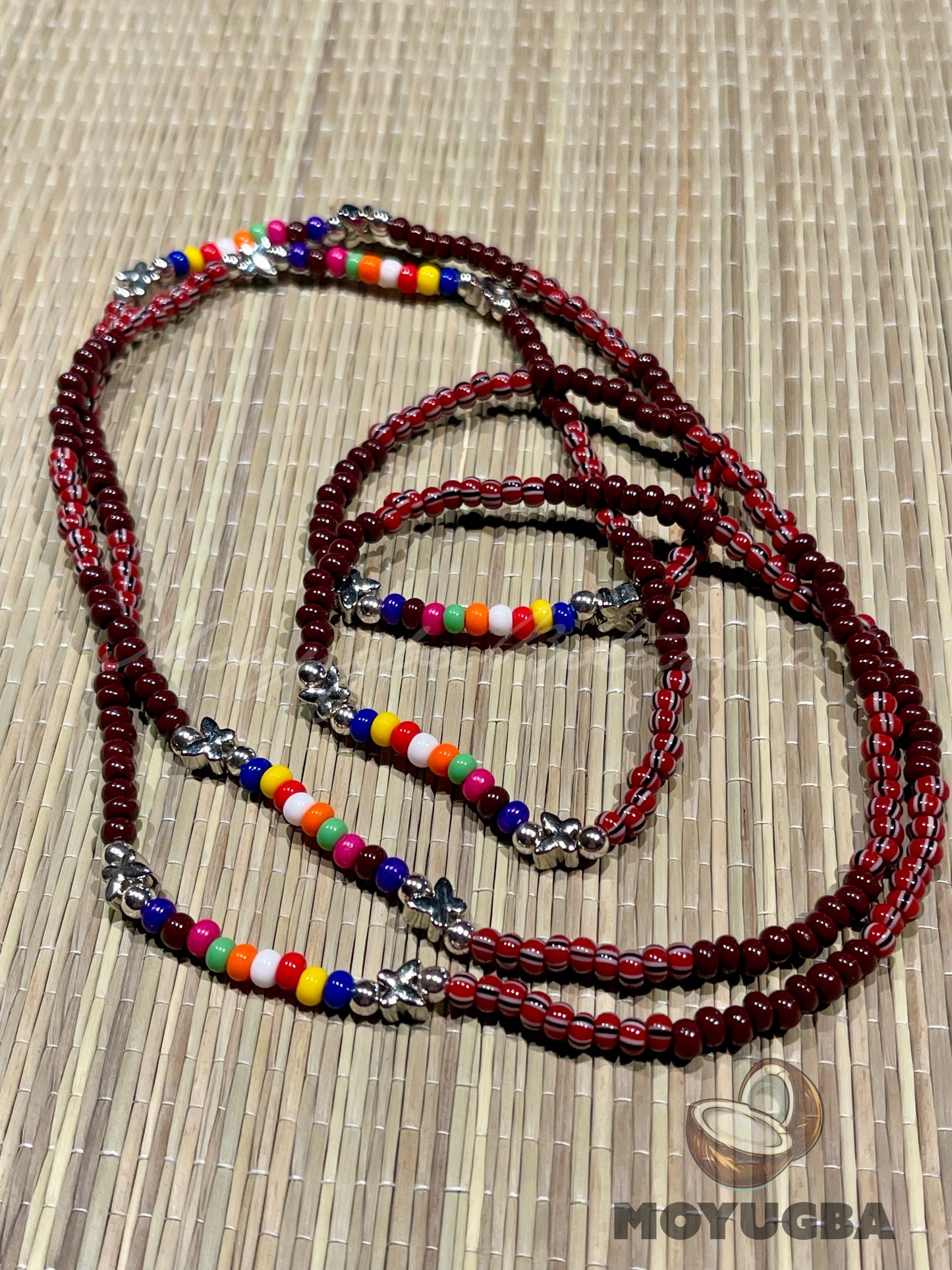 Orisha Oya Butterfly Charm Necklace/Collar/Eleke