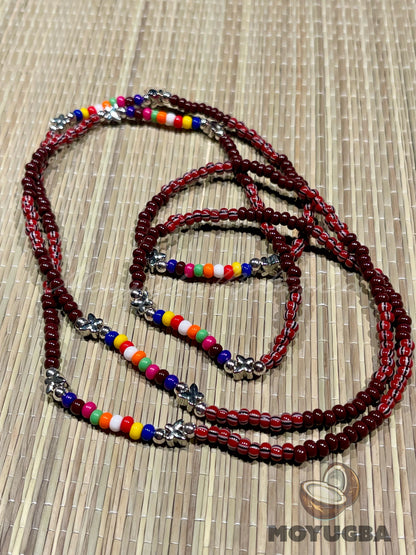 Orisha Oya Butterfly Charm Necklace/Collar/Eleke