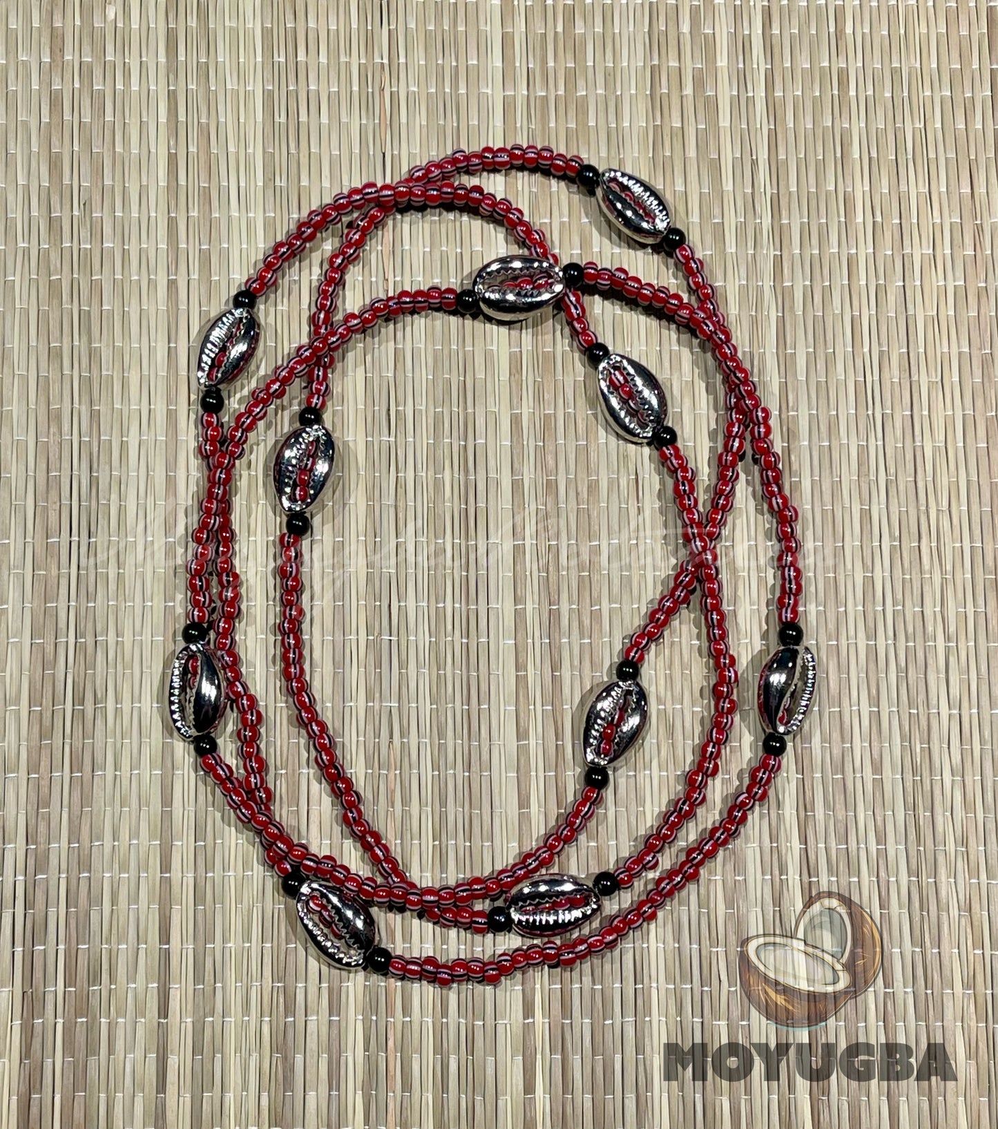 Oya Cowrie/Black Bead - Necklace/Eleke/Collar - Santeria/Yoruba