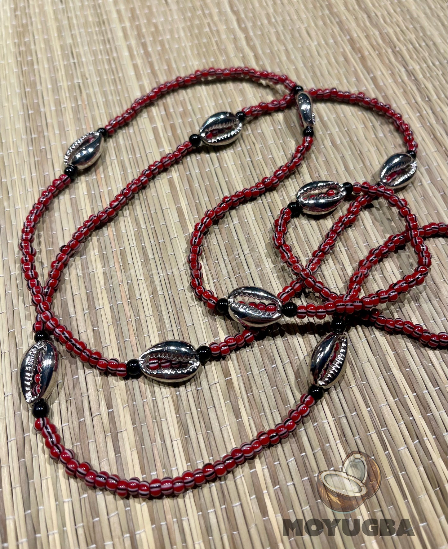 Oya Cowrie/Black Bead - Necklace/Eleke/Collar - Santeria/Yoruba