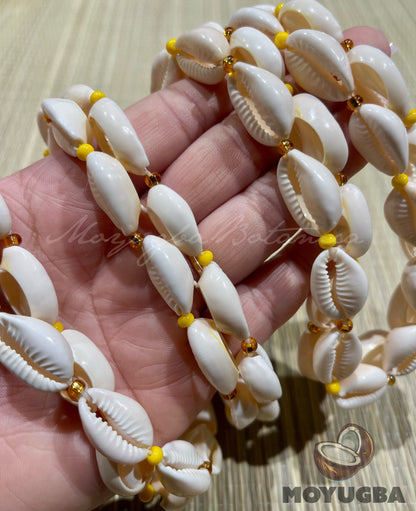 Oshun Cowrie Shell Necklace/Collar - Santeria/Yoruba