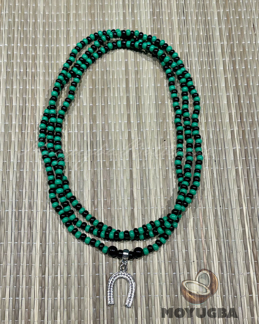 ORISHA OGGUN Necklace/Eleke/Collar - Horseshoe Pendent