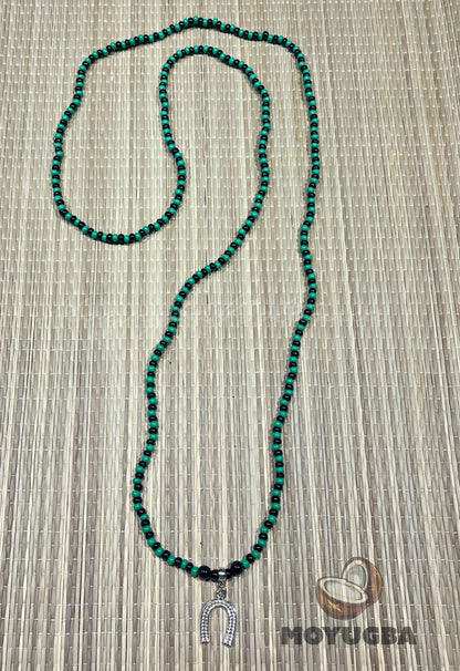 ORISHA OGGUN Necklace/Eleke/Collar - Horseshoe Pendent