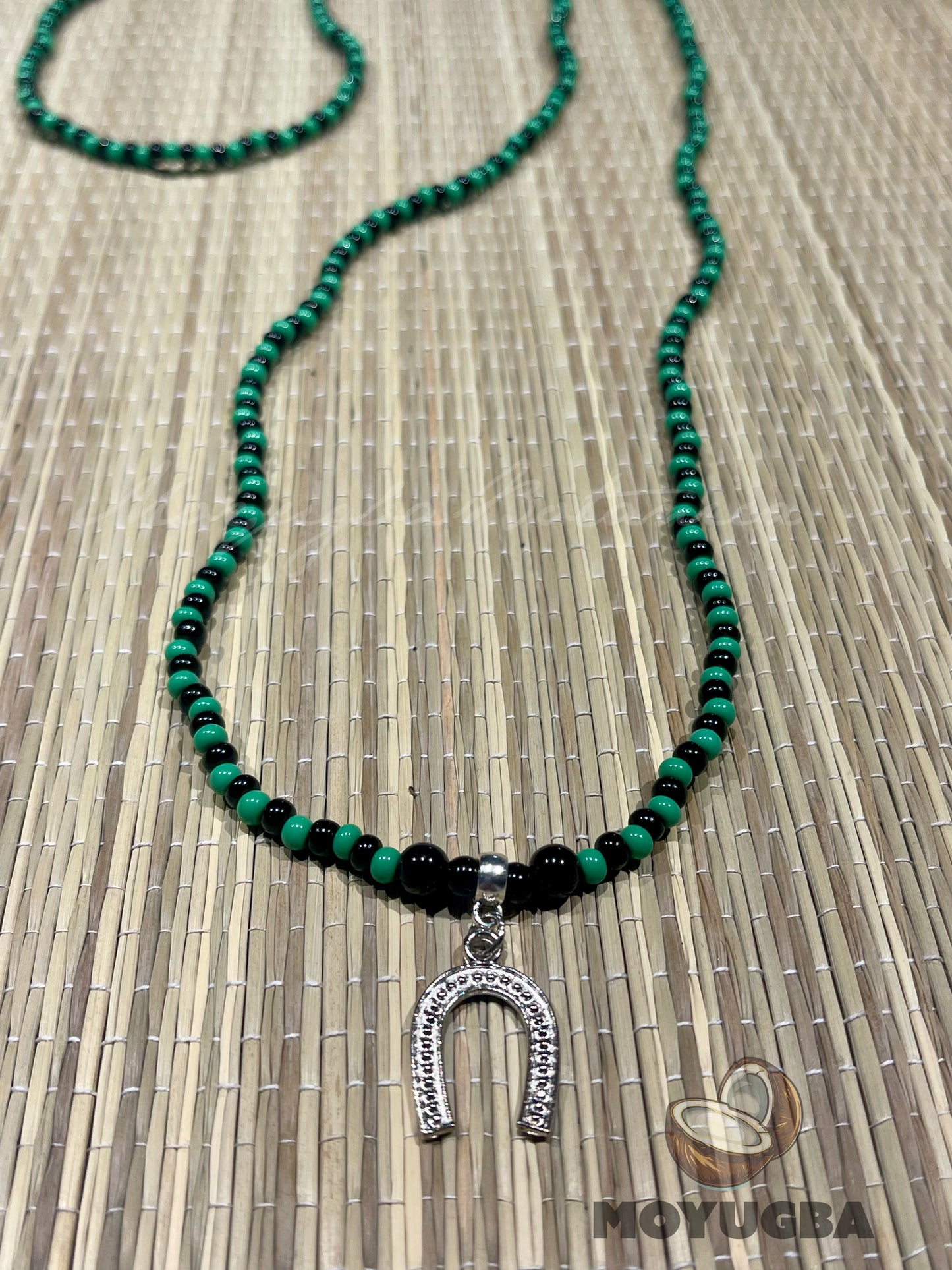 ORISHA OGGUN Necklace/Eleke/Collar - Horseshoe Pendent