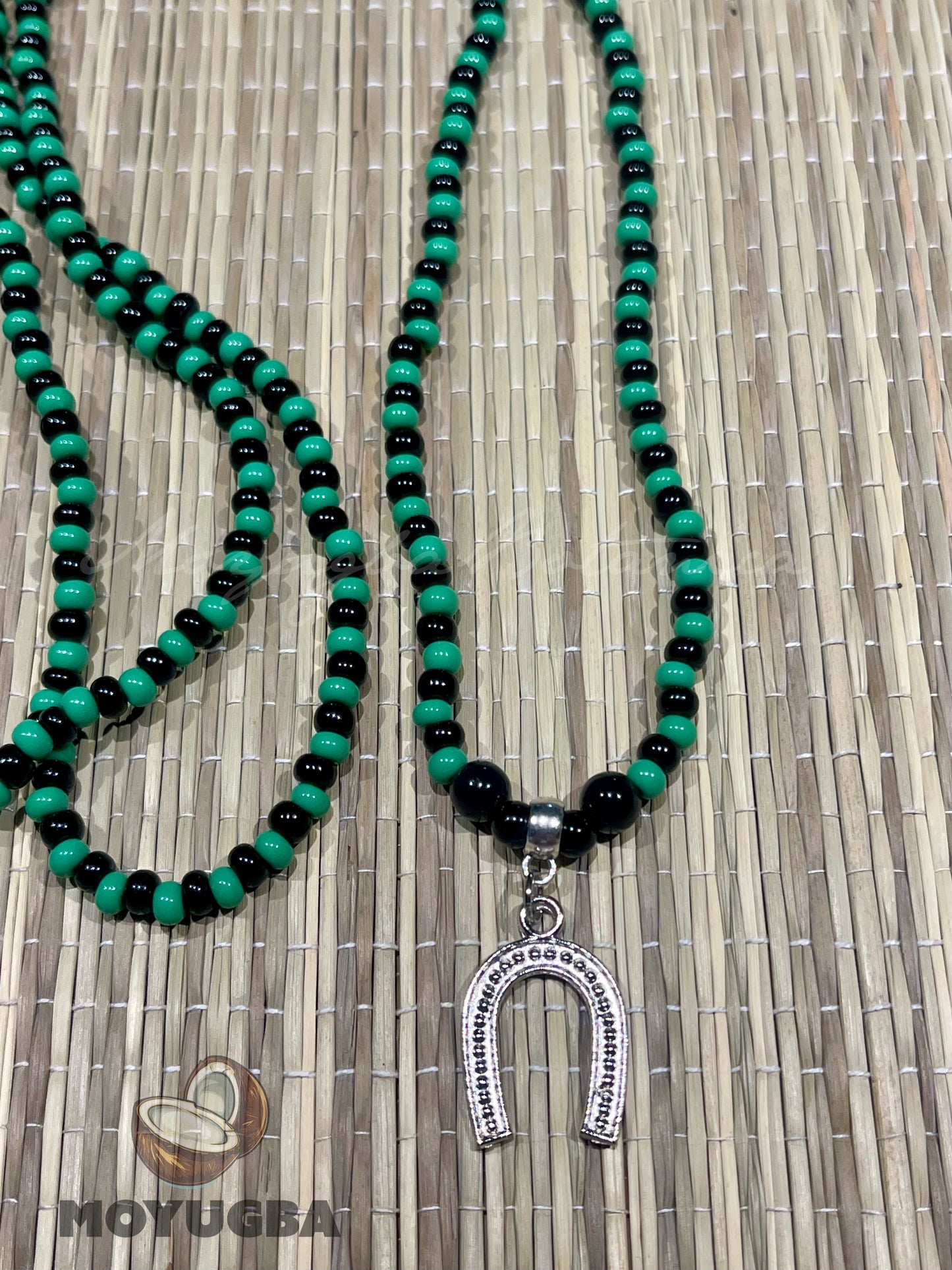 ORISHA OGGUN Necklace/Eleke/Collar - Horseshoe Pendent