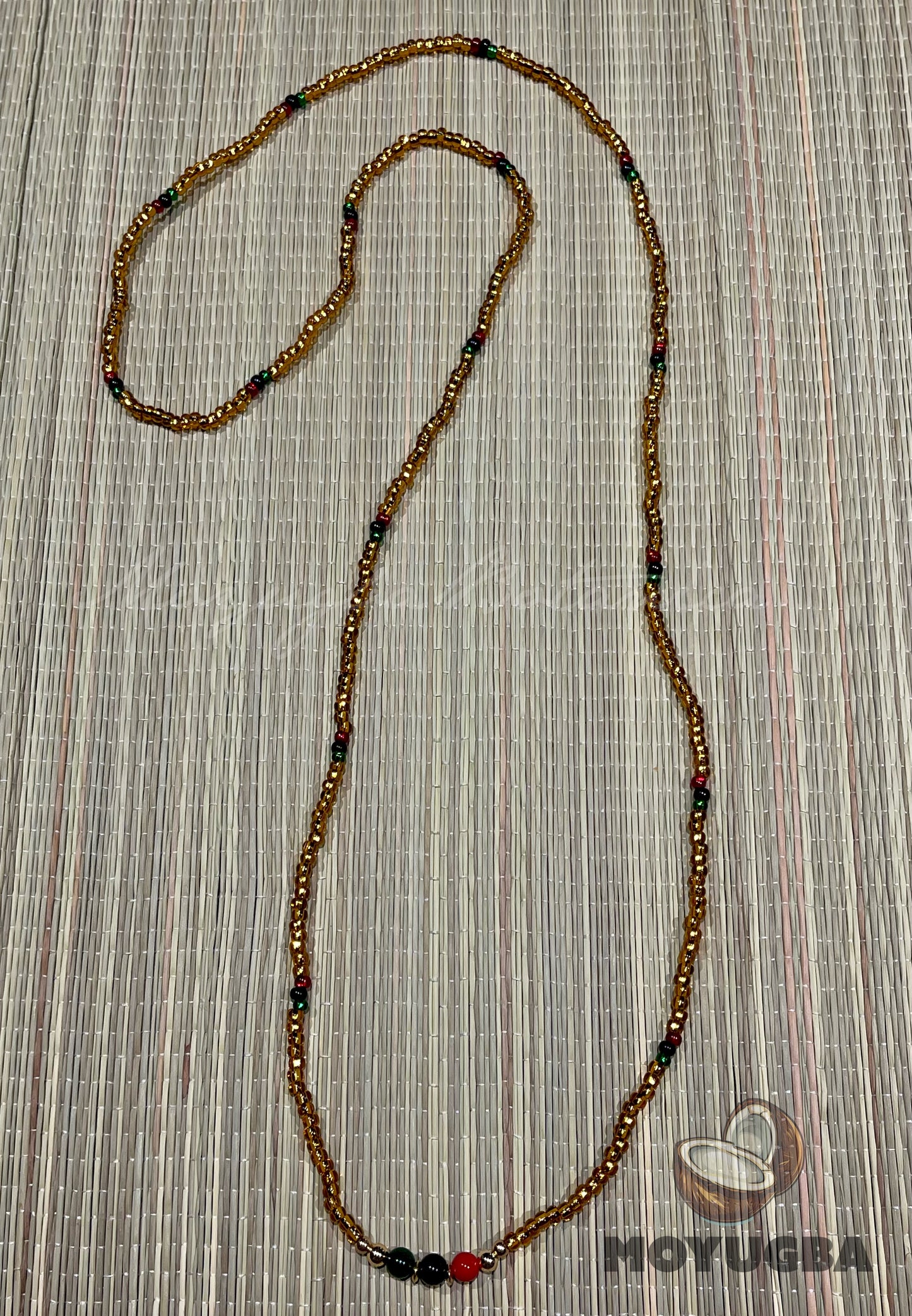 Oshun Ibu Kole Necklace/Eleke/Collar - Santeria/Yoruba