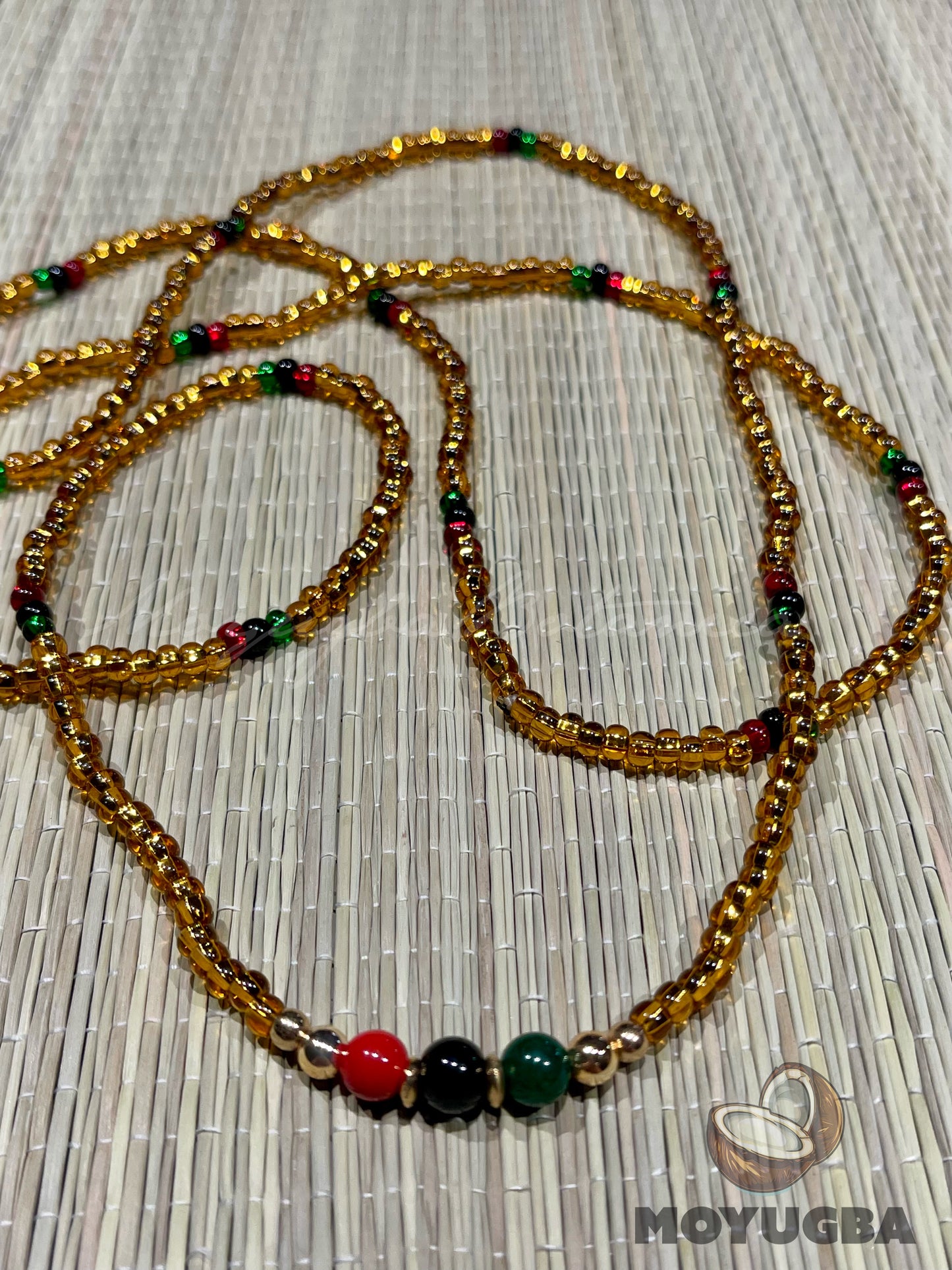 Oshun Ibu Kole Necklace/Eleke/Collar - Santeria/Yoruba