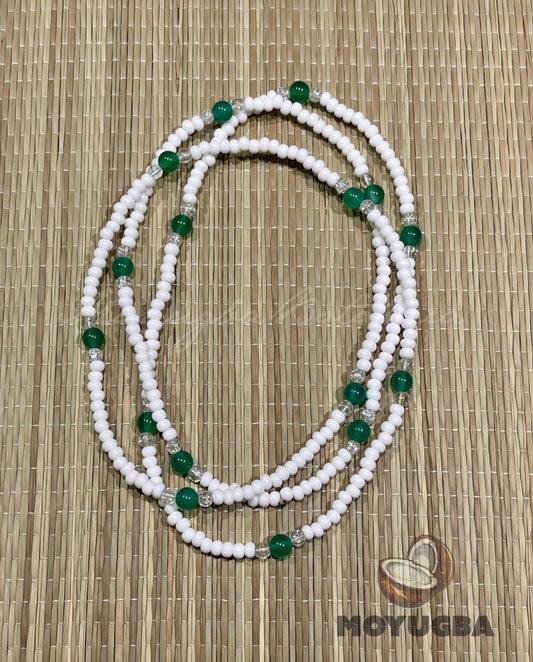 OBATALA ALAGUEMA Necklace/Eleke/Collar - Santeria/Yoruba