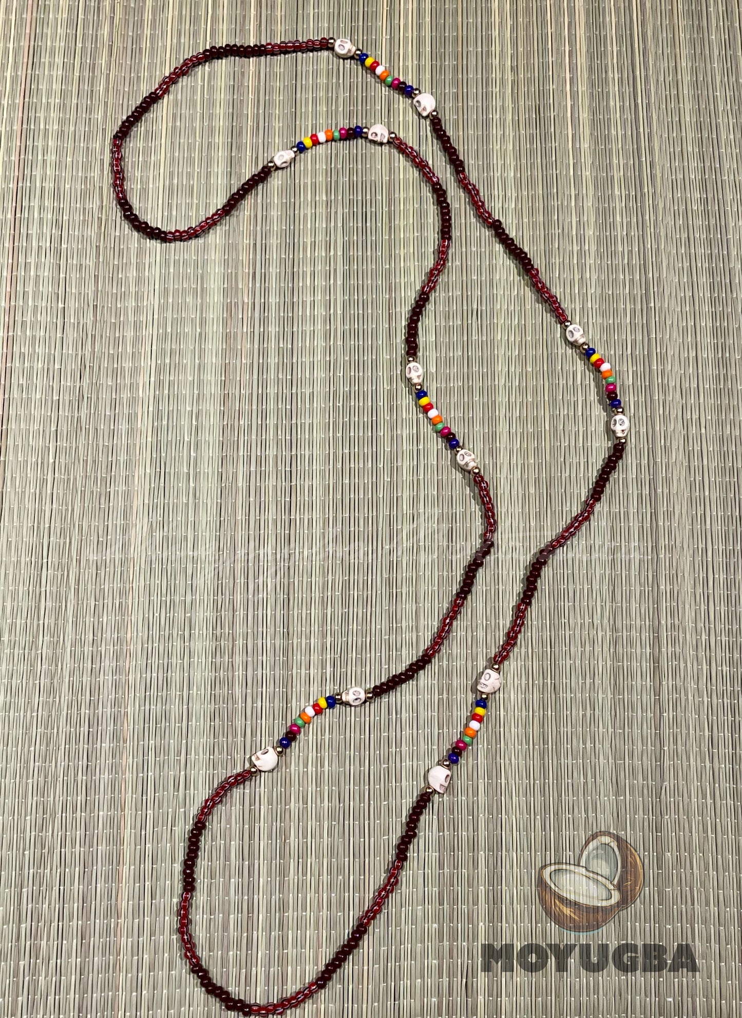 OYA SKULL 9 Color Collar/Eleke/Necklace - Santeria/Yoruba