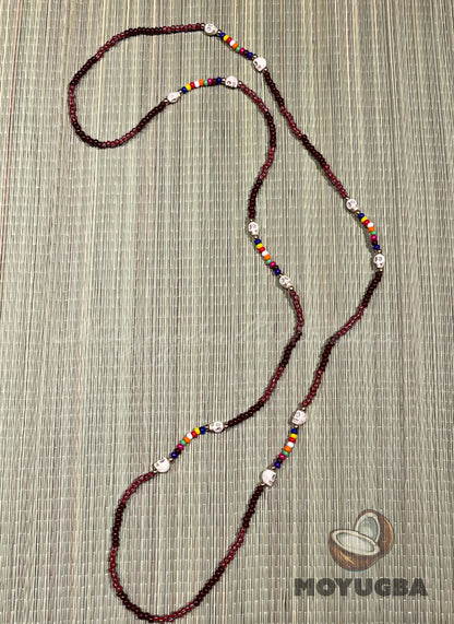 OYA SKULL 9 Color Collar/Eleke/Necklace - Santeria/Yoruba