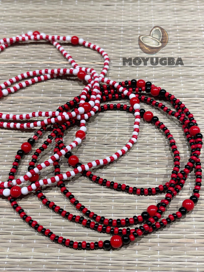 Eleggua - Shango - Collar/Eleke/Necklace - Small Size Beads