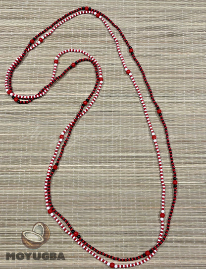 Eleggua - Shango - Collar/Eleke/Necklace - Small Size Beads