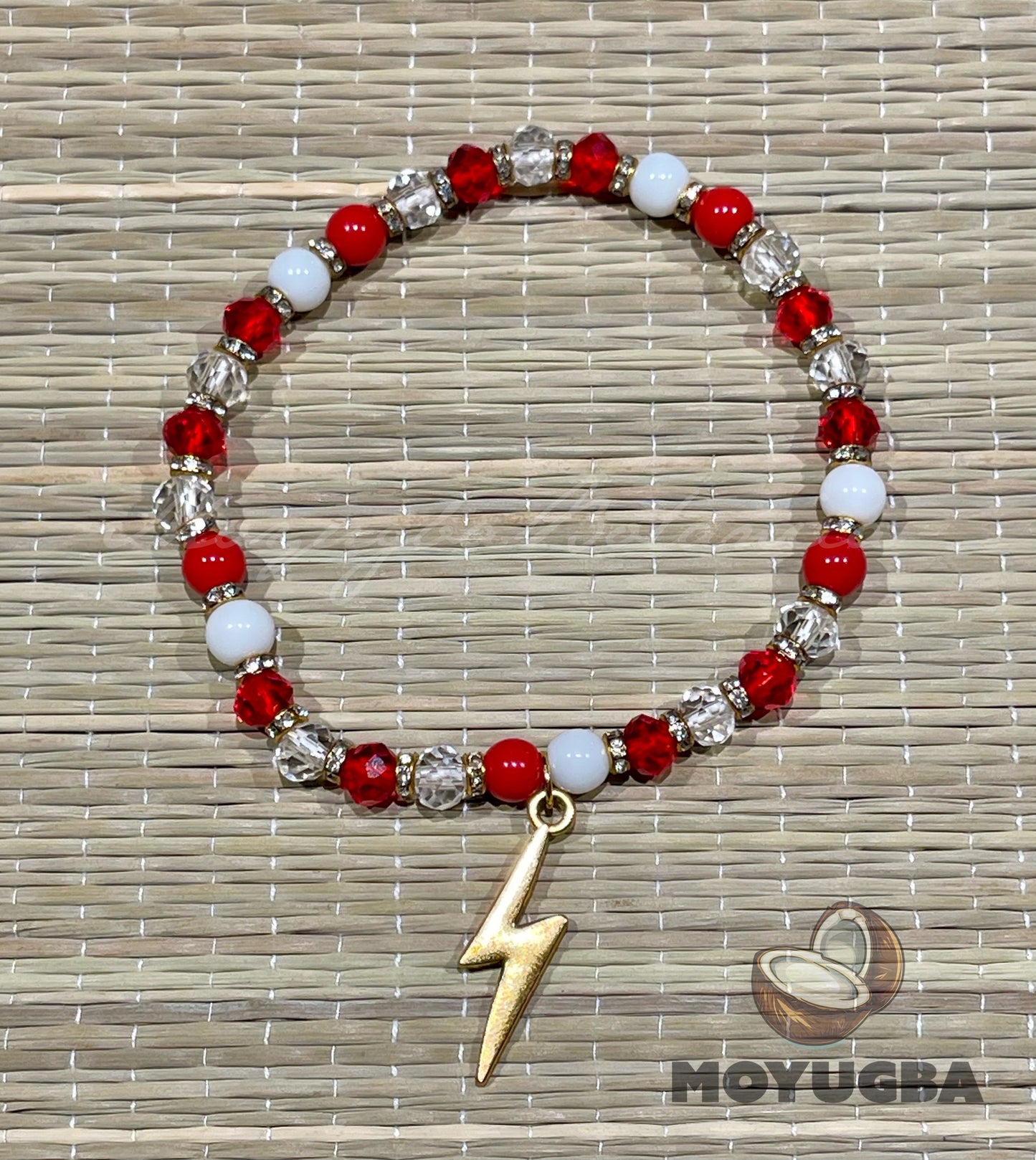 Orisha Bracelets with Charms - Eleggua, Shango, Obatala, Yemaya and Oshun