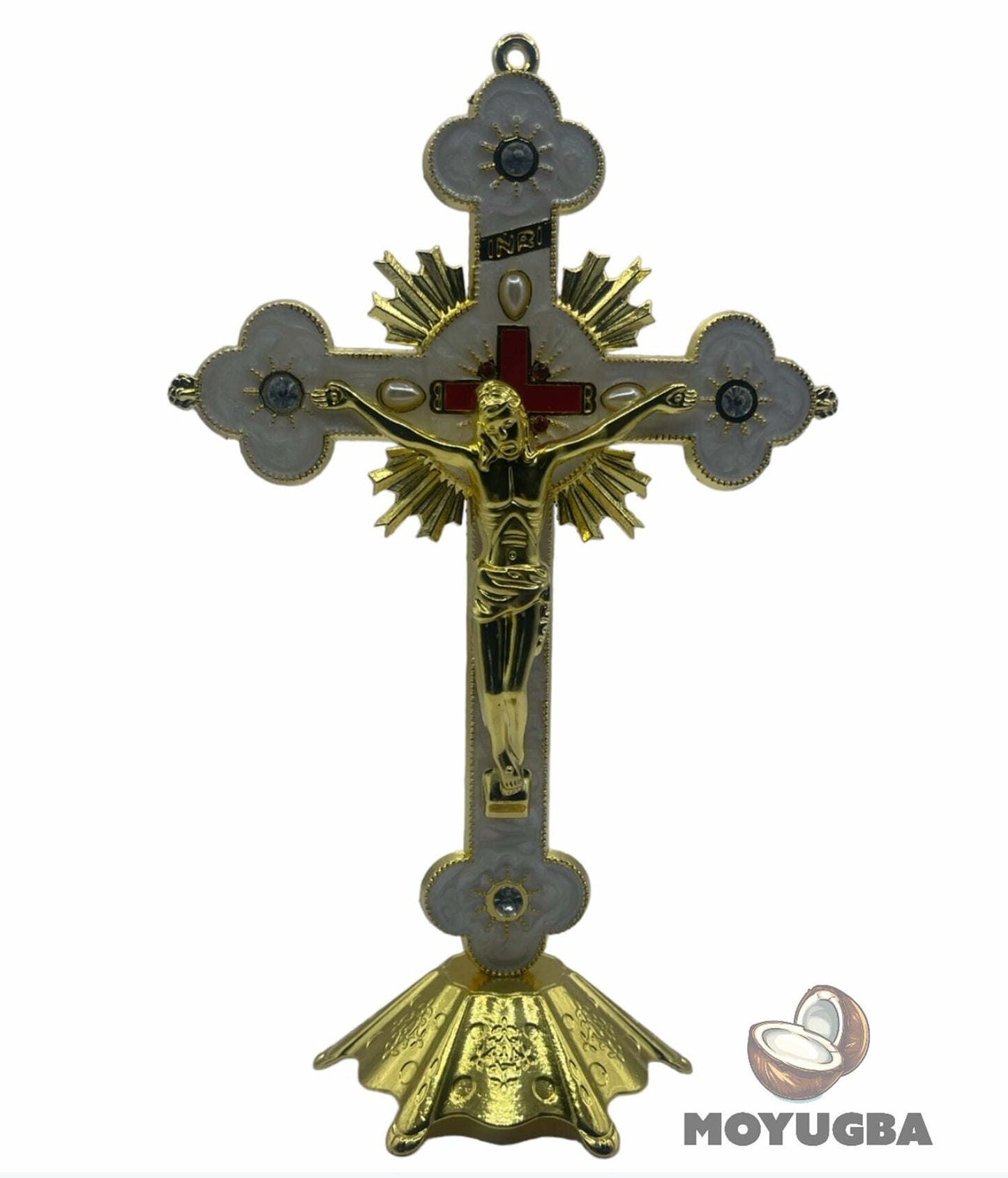 CRUCIFIX Metal Cross for Spiritual Altar - Boveda