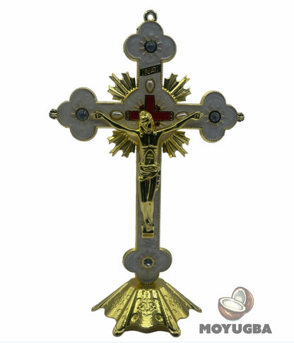 CRUCIFIX Metal Cross for Spiritual Altar - Boveda