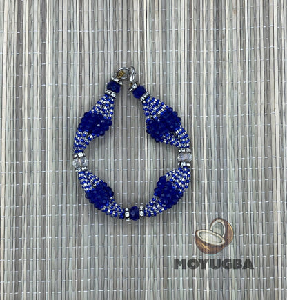 ORISHA ILDE - Santeria Bead Mazo Bracelet - 8" inch