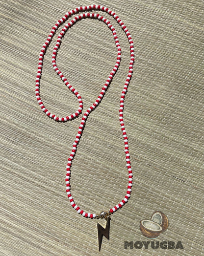 ORISHA SHANGO Pendant Necklace/Eleke/Collar - for Protection and Strength